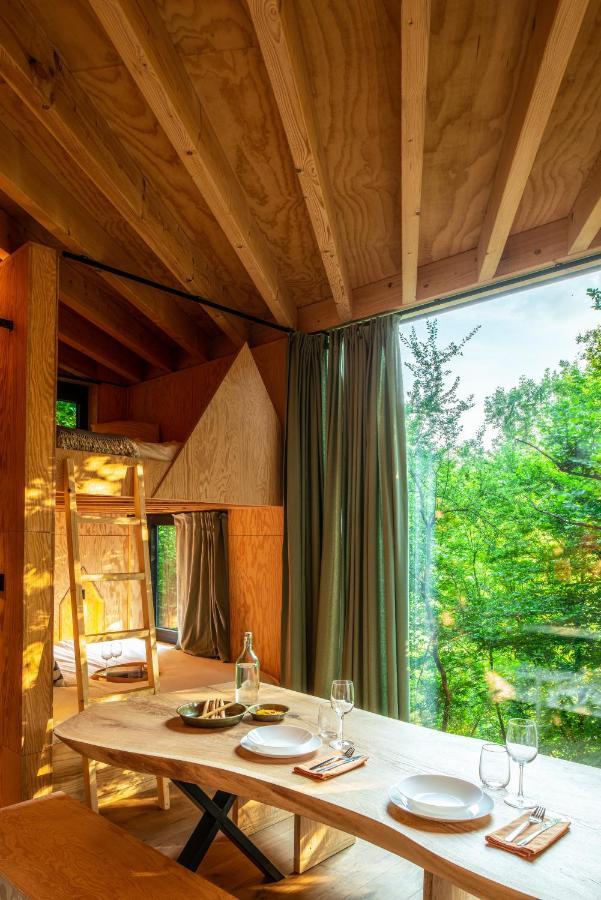 Hutstuf - The Fox & Private Outdoor Spa La-Roche-en-Ardenne Buitenkant foto